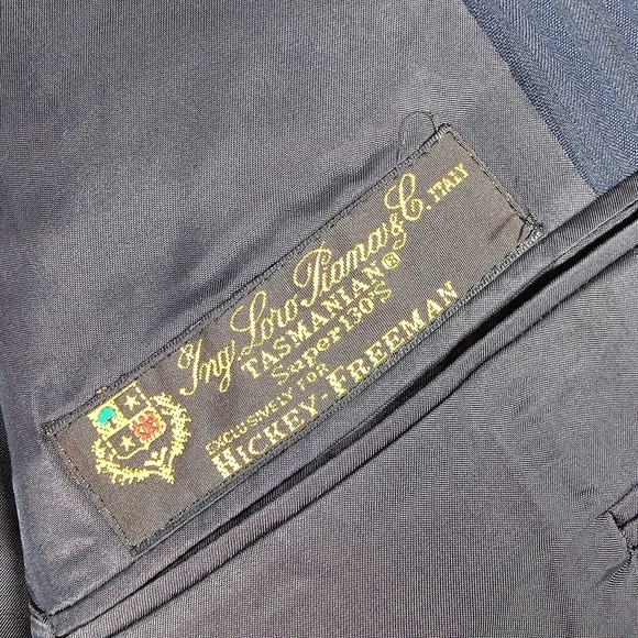 Hickey Freeman Mens 42R Blue Stripe Loro Piana Wool‎ Blazer Office Old Money - Picture 12 of 16